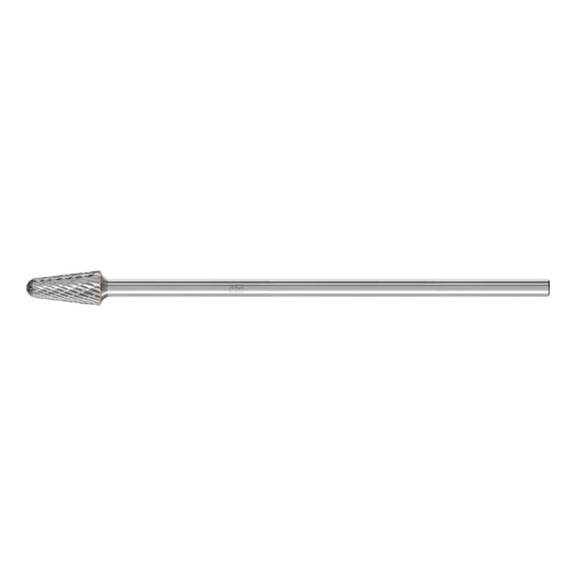 PFERD carbide burr TOUGH round bend KEL diameter 12x25mm, 6x150mm - Rotor milling cutter