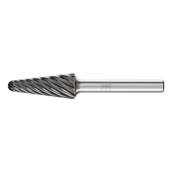 PFERD carbide burr INOX round bend KEL diameter 12x30mm shank 6 mm - Rotor milling cutter