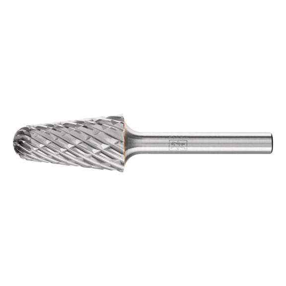 PFERD carbide burr STEEL round bend KEL diameter 16x30mm shank 6 mm - Rotor milling cutter