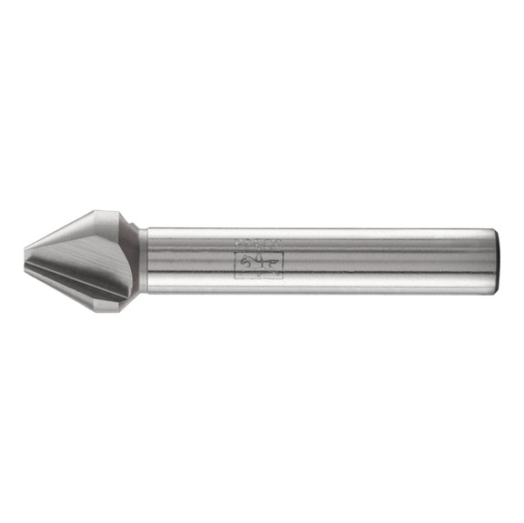 PFERD HSS taper and deburring countersink 60 degrees diameter 12.5 mm shank 8 mm - Short countersink