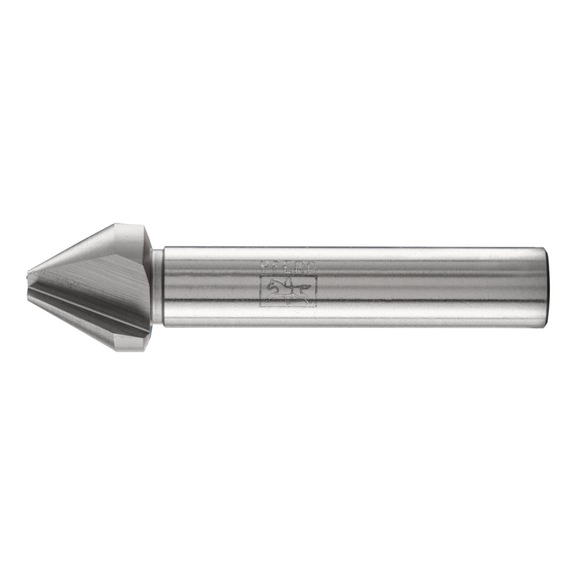 PFERD HSS taper and deburring countersink 60 degrees diameter 16mm shank 10mm DIN 334C - Short countersink