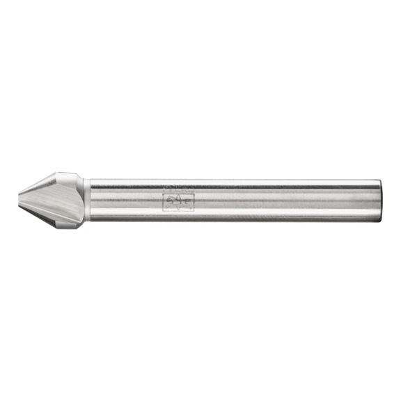 PFERD HSS taper and deburring countersink 60 degrees diameter 8mm shank 6mm DIN 334 C - Short countersink