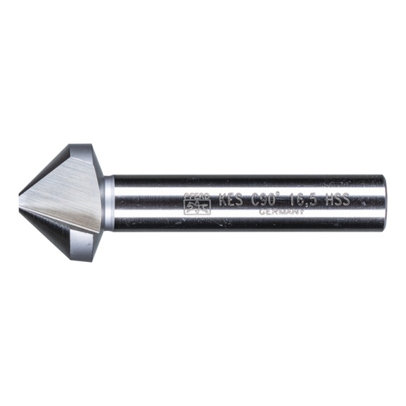 PFERD HSS taper and deburring countersink 90 degrees diameter 20.5 mm shank 10 mm - Short countersink