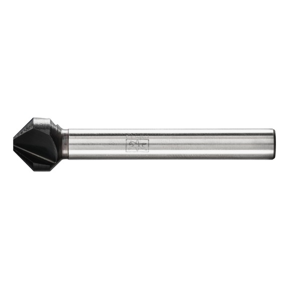 PFERD HSS taper and deburring countersink 90 degrees diameter 10.4mm shank 6mm DIN335C - Short countersink
