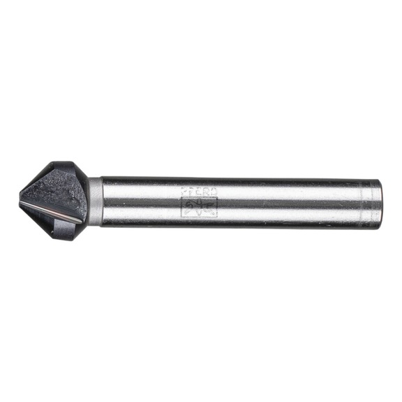PFERD HSS taper and deburring countersink 90 degrees diameter 12.4mm shank 8mm DIN 335C - Short countersink