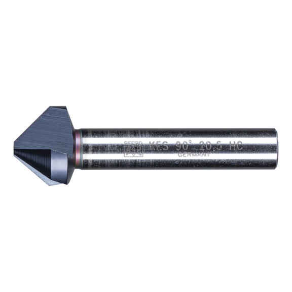 PFERD HSS taper and deburring countersink 90 degrees diameter 20.5mm shank 10 DIN 335C - Short countersink