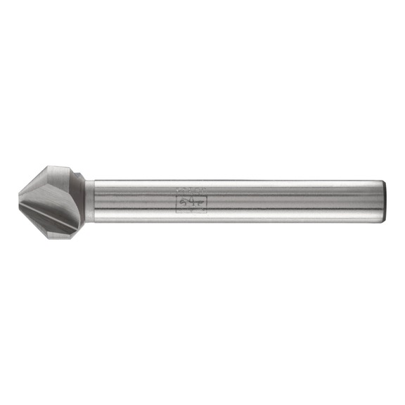 PFERD HSSE Co5 taper and deburring countersink 90 degrees diameter 10.4mm shank 6mm - Short countersink