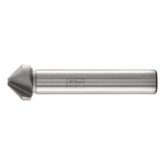 PFERD HSSE Co5 taper and deburring countersink 90 degrees diameter 15 mm shank 10mm - Short countersink
