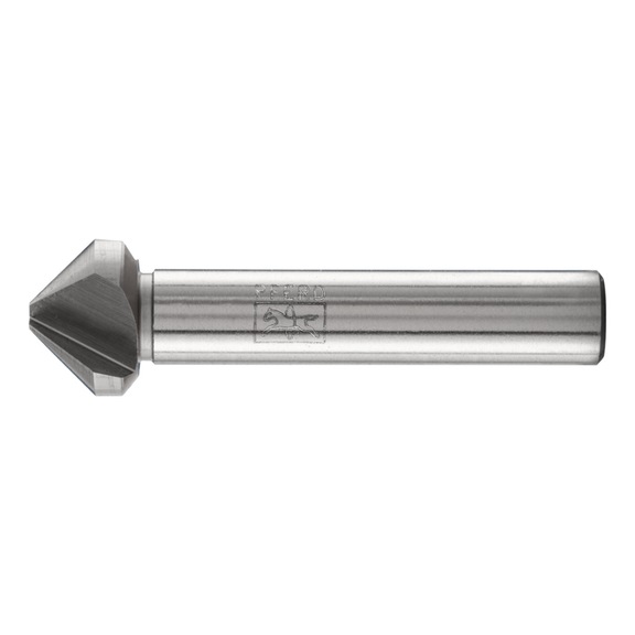 PFERD HSSE Co5 taper and deburring countersink 90 degrees diameter 16.5 mm shank 10mm - Short countersink