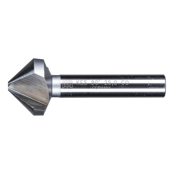PFERD HSSE Co5 Kegel- und Entgratsenker 90 Grad Durchmesser 25 mm Schaft 10mm - Kurzkegelsenker