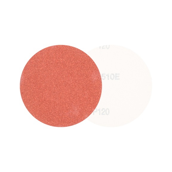 PFERD universal corundum velcro disc KR diameter 115mm A120 angle grinder - Abrasive tool made of abrasive on a base