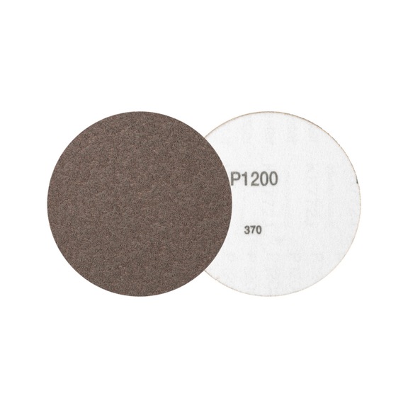 PFERD compact grain hook and loop disc KR diameter 115 mm A1200 CK for fine sanding - Abrasive tool made of abrasive on a base