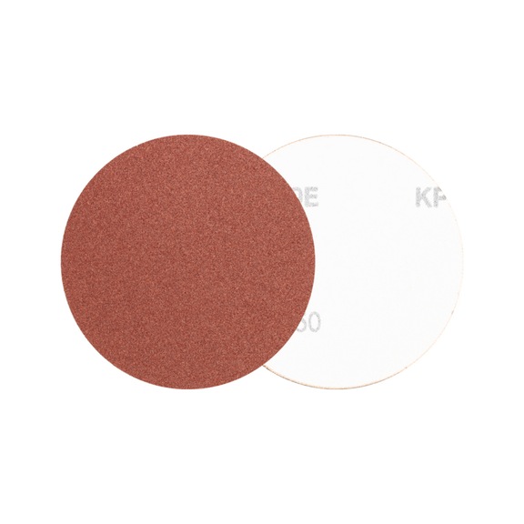 PFERD universal corundum velcro disc KR diameter 115mm A150 angle grinder - Abrasive tool made of abrasive on a base