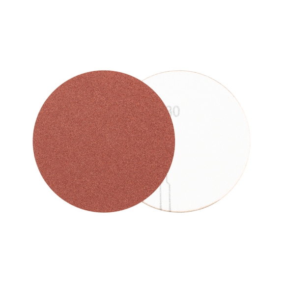 PFERD Universal Korund Klettscheibe KR Durchmesser 115mm A180 Winkelschleifer - Schleifwerkzeug aus Schleifmittel auf Unterlage