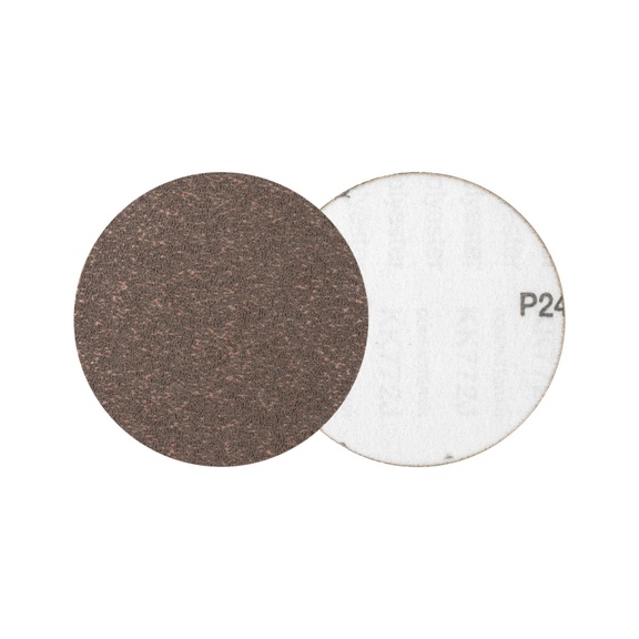 PFERD Compactkorn Klettscheibe KR Durchmesser 115 mm A240 CK für Feinschliff - Schleifwerkzeug aus Schleifmittel auf Unterlage