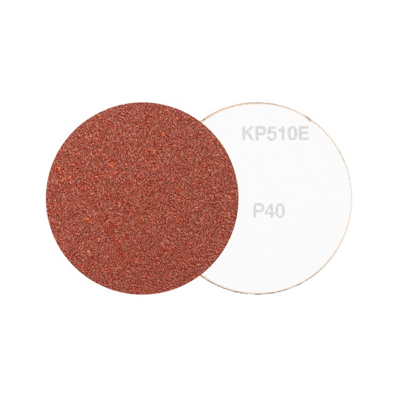 PFERD universal corundum velcro disc KR diameter 115mm A40 for angle grinders - Abrasive tool made of abrasive on a base