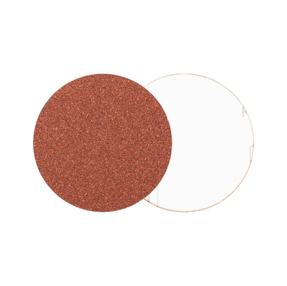 PFERD universal corundum velcro disc KR diameter 115mm A60 for angle grinders - Abrasive tool made of abrasive on a base