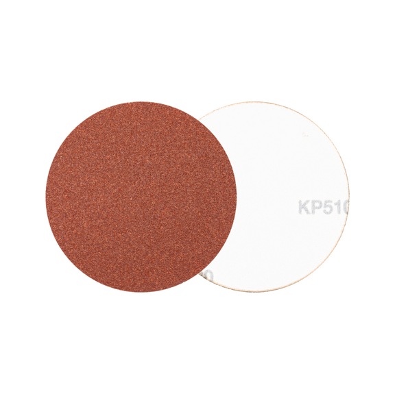 PFERD universal corundum velcro disc KR diameter 115mm A80 for angle grinders - Abrasive tool made of abrasive on a base