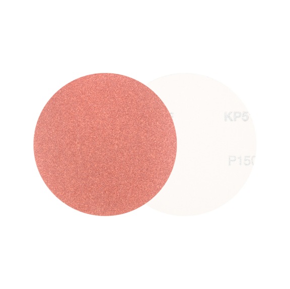 PFERD universal corundum velcro disc KR diameter 125 mm A150 angle grinder - Abrasive tool made of abrasive on a base