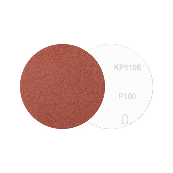 PFERD universal corundum velcro disc KR diameter 125 mm A180 angle grinder - Abrasive tool made of abrasive on a base