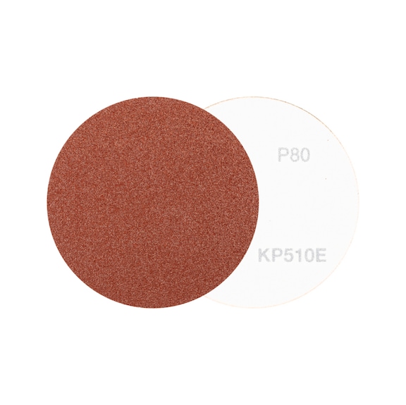 PFERD Universal Korund Klettscheibe KR Durchmesser 125mm A80 für Winkelschleifer - Schleifwerkzeug aus Schleifmittel auf Unterlage