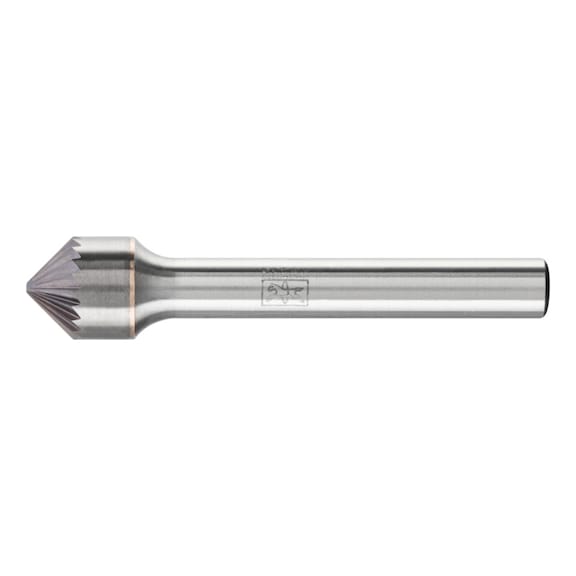 PFERD Hartmetall Frässtift Kegelsenk KSK 90 Grad Durchmesser 10x05mm Schaft 6 Z3 - Rotorfräser