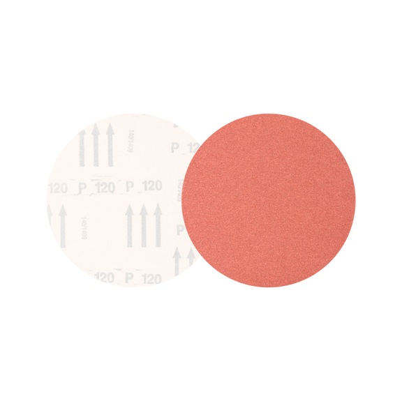 PFERD universal corundum velcro disc KSS diameter 150 A120 without suction holes - Abrasive tool made of abrasive on a base