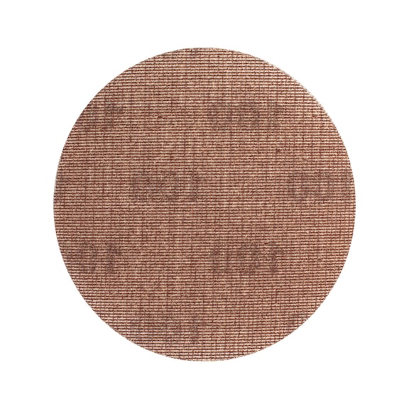 Mesh corundum hook and loop disc KSS NET diameter 225 A100 low-dust sanding - Abrasive tool made of abrasive on a base