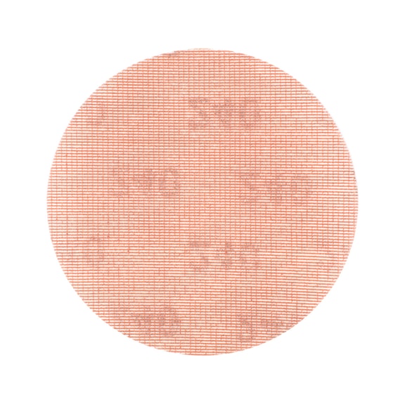 Mesh corundum hook and loop disc KSS NET diameter 225 A220 low-dust grinding - Abrasive tool made of abrasive on a base