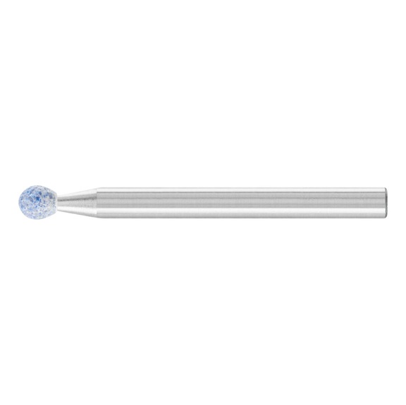 PFERD TOUGH mounted point ball diameter 3x3 mm shank 3 mm CO60 - Mounted point and mounted point with threaded insert
