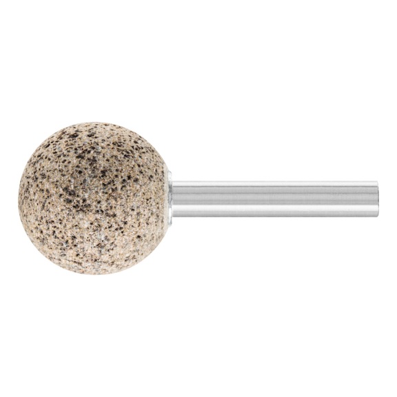 PFERD INOX EDGE Schleifstift Kugel Durchmesser 25x25mm Schaft 6mm A30 Edelstahl - Schleifstift und Schleifkörper mit Gewindeeinsatz