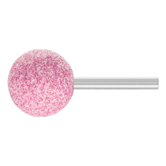 PFERD STEEL Schleifstift Kugel Durchmesser 32x32 mm Schaft 6 mm A46 für Stahl - Schleifstift und Schleifkörper mit Gewindeeinsatz