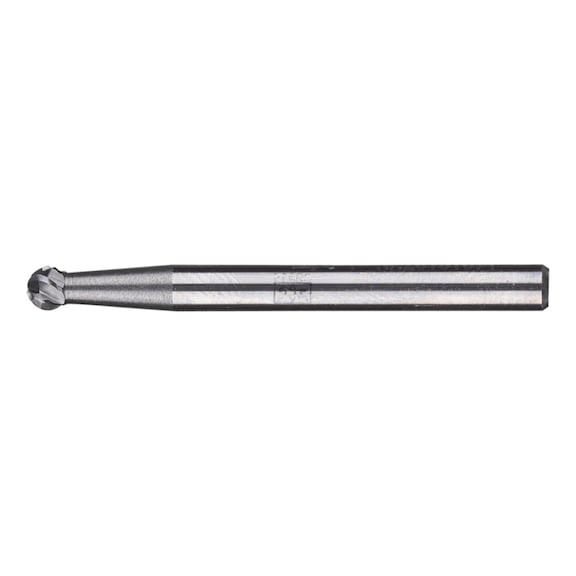 PFERD carbide burr ALLROUND ball end mill KUD diameter 03x02 mm shank 3 mm - Rotor milling cutter