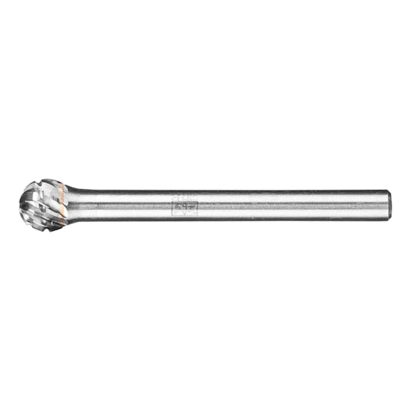 PFERD carbide burr ball nose KUD diameter 05x04 mm shank 3 mm TITANIUM - Rotor milling cutter