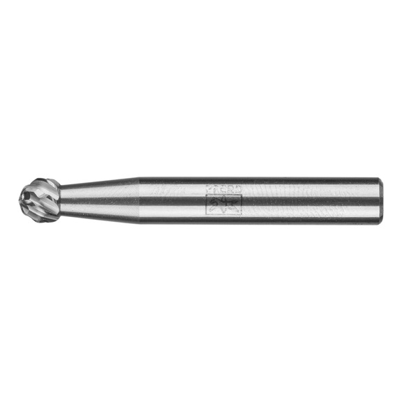 PFERD carbide burr ALLROUND ball end mill KUD diameter 06x05 mm shank 6 mm - Rotor milling cutter