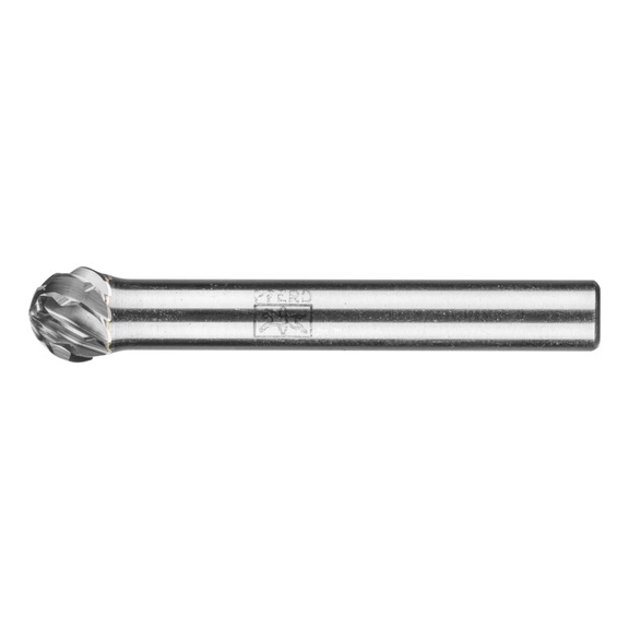 PFERD carbide burr ALLROUND ball end mill KUD diameter 08x07 mm shank 6 mm - Rotor milling cutter