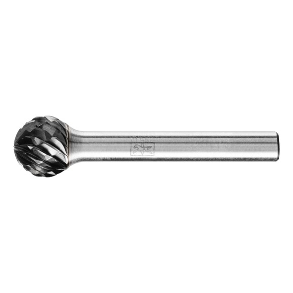 PFERD carbide burr ALLROUND ball end mill KUD diameter 12x10 mm shank 6 mm - Rotor milling cutter