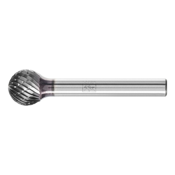 PFERD carbide burr ball nose KUD diameter 12x10mm shank 6mm Z3P HICOAT - Rotor milling cutter