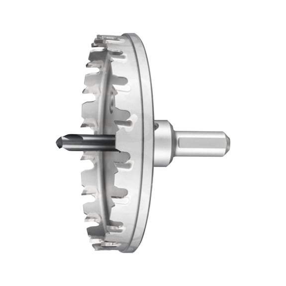 PFERD carbide hole cutter Hole saw 100x8 mm shank 12 mm cutting depth 4 mm - Hole saw (non-detachable cutting edges)