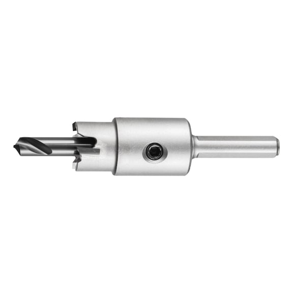 PFERD carbide hole cutter diameter 16x8 mm shank 7 mm cutting depth 4 mm - Hole saw (non-detachable cutting edges)