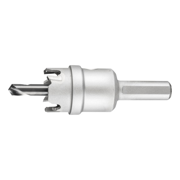 PFERD carbide hole cutter diameter 23x8 mm shank 10 mm cutting depth 4 mm - Hole saw (non-detachable cutting edges)