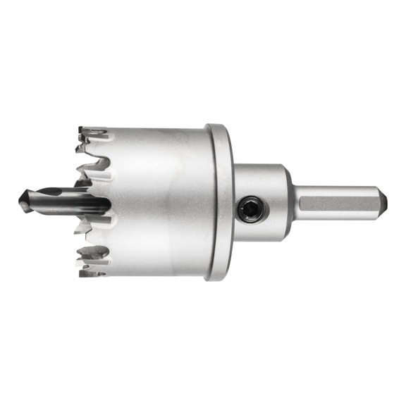 PFERD Hartmetall Lochschneider Lochsäge 42x35 mm Schaft 10mm Schnitttiefe 32 mm - Lochsäge (nicht lösbare Schneiden)