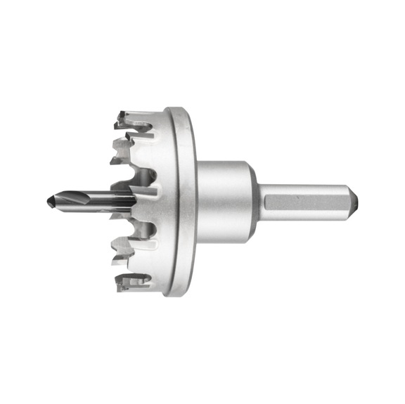 PFERD carbide hole cutter diameter 48x8 mm shank 10 mm cutting depth 4 mm - Hole saw (non-detachable cutting edges)