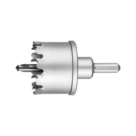 PFERD carbide hole cutter Hole saw 52x35 mm shank 10 mm cutting depth 32 mm - Hole saw (non-detachable cutting edges)