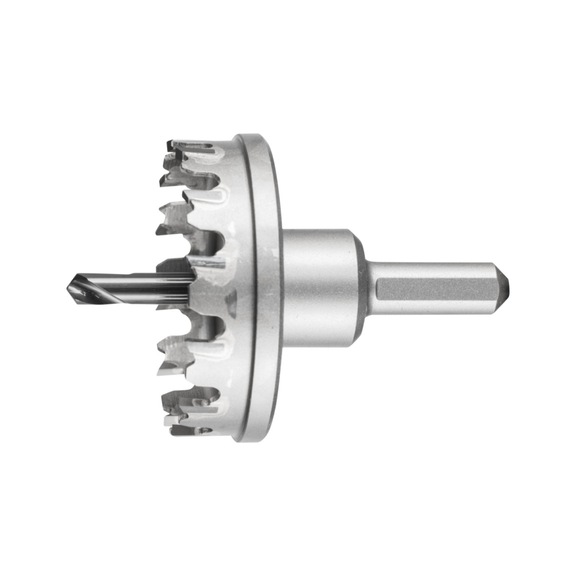 PFERD carbide hole cutter diameter 55x8 mm shank 10 mm cutting depth 4 mm - Hole saw (non-detachable cutting edges)