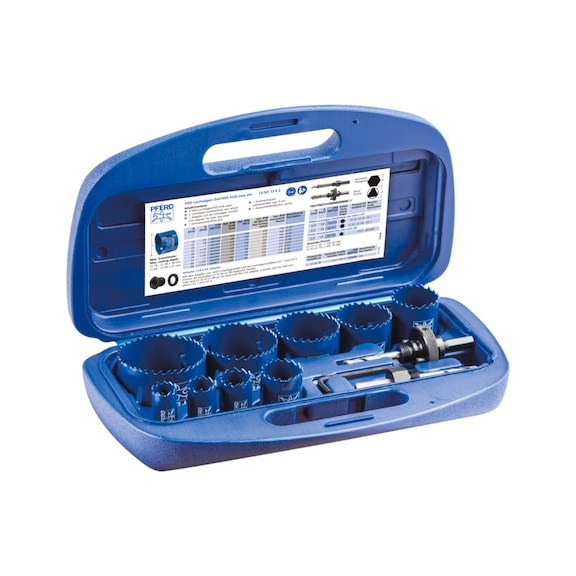 PFERD Bi-Metall Lochsägen Set Co8/M42 15-teilig für Elektriker Deutschland - Lochsägen-Satz