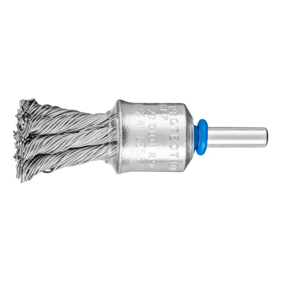 PFERD paintbrush with plastic protection knotted PBG diameter 19mm wire 0,60 - Brush brush