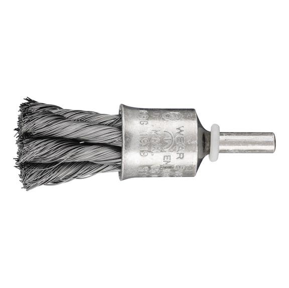 PFERD brush knotted PBG diameter 19 mm shaft 6 mm steel wire 0.25 mm - Brush brush