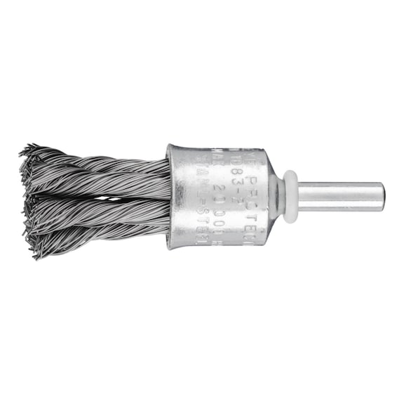 PFERD brush knotted PBG diameter 19 mm shaft 6 mm steel wire 0.35 mm - Brush brush