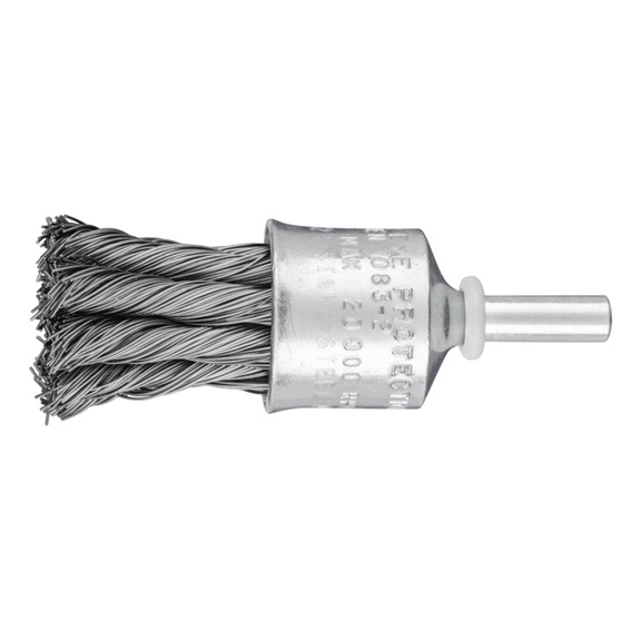 PFERD brush knotted PBG diameter 23 mm shaft 6 mm steel wire 0.35 mm - Brush brush